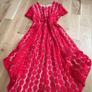Red dot dress